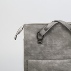 Рюкзак молодёжный, отдел на молнии, наружный карман, 2 боковых кармана, цвет серый - Фото 6