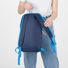 Рюкзак молодёжный, отдел на молнии, наружный карман, цвет синий - Фото 5