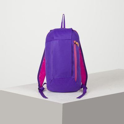 Рюкзак молодёжный, отдел на молнии, наружный карман, цвет фиолетовый