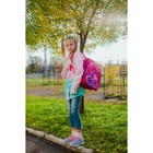 Рюкзак школьный, отдел на молнии, наружный карман, 2 боковые сетки, усиленная спинка, цвет розовый - Фото 5