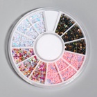 Стразы для декора, 1 мм, 12 ячеек, разноцветные - Фото 2