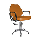 Парикмахерское кресло "Соло гидравлика", 60*65 см, пятилучье хром, цвет коричневый - Фото 1