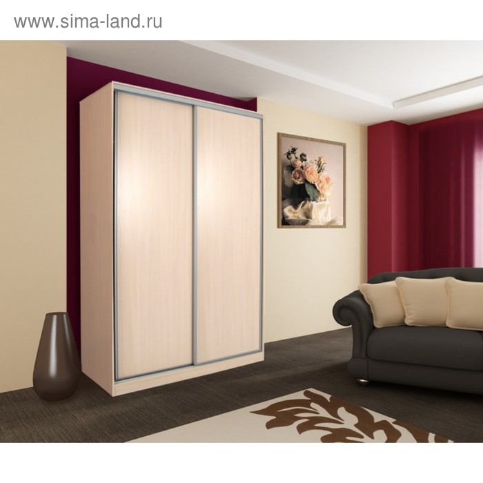 Шкаф-купе Рио 5 1200х604х2305 Дуб млечный - Фото 1