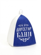 Шапка для бани и сауны «Директор бани», полиэфир - Фото 4