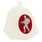 Набор банный "Я - Солдат" (шапка, коврик, рукавица), мужской - Фото 2