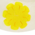 Шапка банная женская "Азалия" с аппликацией, белая - Фото 4