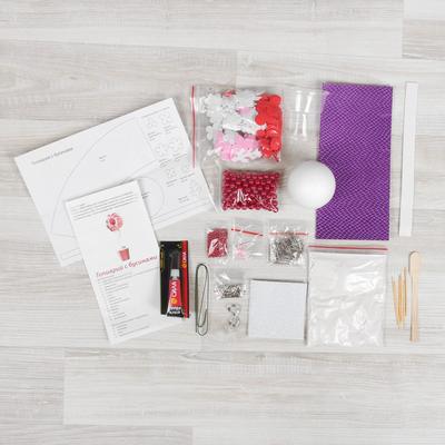 Набор для творчества «Топиарий. Танго» алый