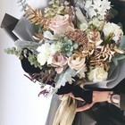 Плёнка для цветов "Атласная", розовая, 0,5 х 9 м - Фото 5