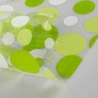 Плёнка для цветов и подарков "Конфетти", бело-зелёная, 0,5 х 9 м - Фото 2