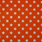 Плёнка для цветов и подарков "Горошек", оранжевая, 0,5 х 9 м, 30 мкм - Фото 3