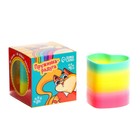 Пружинка - радуга «Давай играть», форма сердце, d=5 см - Фото 2