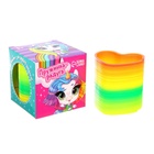 Пружинка - радуга «Единорог», форма сердце, d=5 см - Фото 5