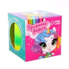 Пружинка - радуга «Единорог», форма сердце, d=5 см - Фото 2