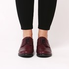 Туфли женские, цвет бордовый, размер 36 - Фото 2
