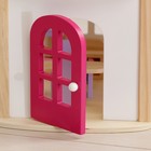 Кукольный домик "Розовое волшебство", с мебелью - фото 8368353