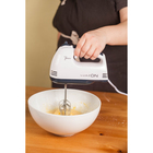 Миксер Luazon LMR-02, ручной, 180 Вт, 7 скоростей, 2 насадки, бело-чёрный - фото 51331655