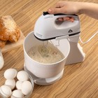 Миксер Luazon LMR-04, ручной, 180 Вт, 7 скоростей, 4 насадки, бело-чёрный - фото 25551760 Миксер Luazon LMR-04, ручной, 180 Вт, 7 скоростей, 4 насадки, бело-чёрный - фото 25551760