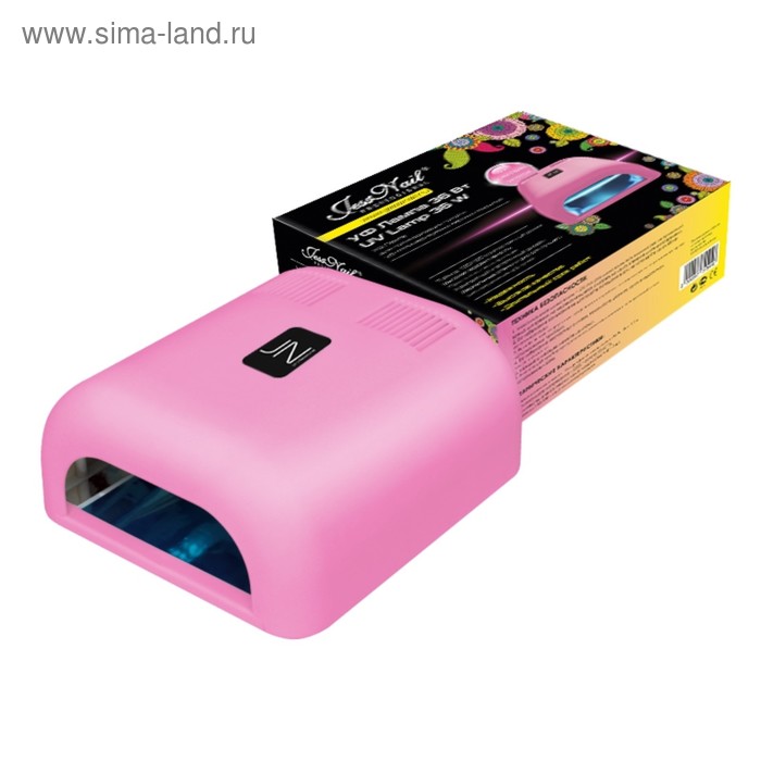 Лампа для гель-лака JessNail JN2000, UV, 36 Вт, светло-розовая - Фото 1