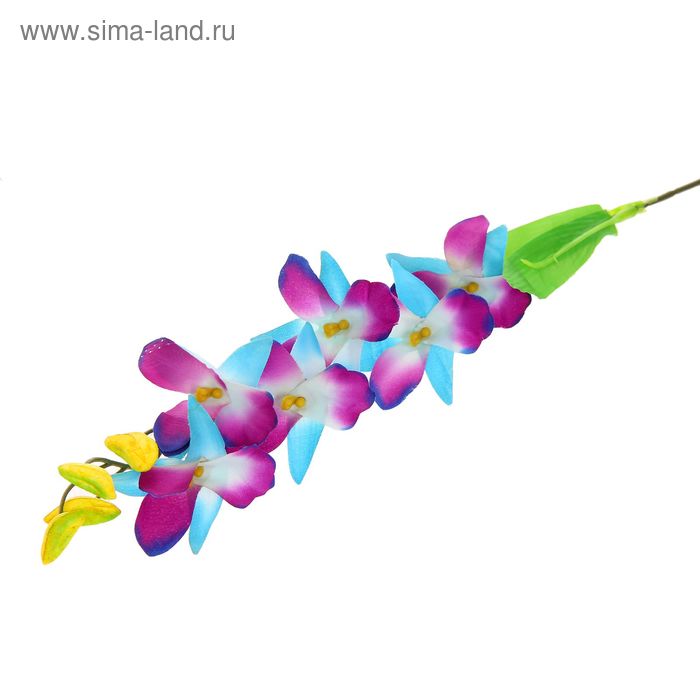 цветы искусственные (ствол-пластик,бутон-ткань) орхидея d-8 - Фото 1