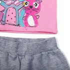 Пижама для девочки, рост 104 см, цвет розовый - Фото 5