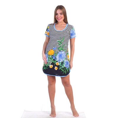 Туника женская ТК64 цвет МИКС, р-р 58