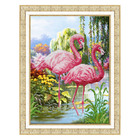 Набор для вышивания бисером Паутинка «Фламинго» - фото 109827939