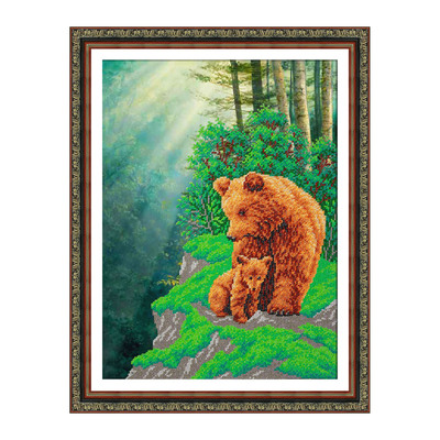 Набор для вышивки бисером «Медвежья семейка»