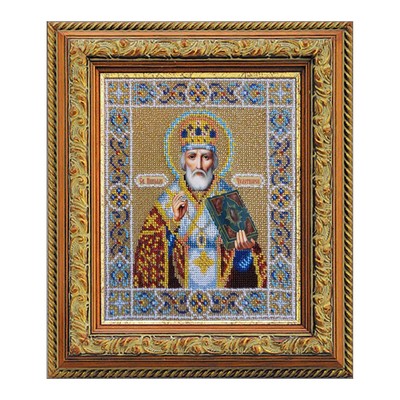 Набор для вышивания бисером Паутинка «Святой Николай Чудотворец»