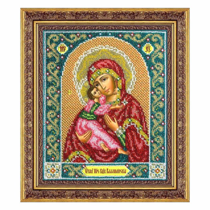 Набор для вышивки бисером «Богородица Владимирская»