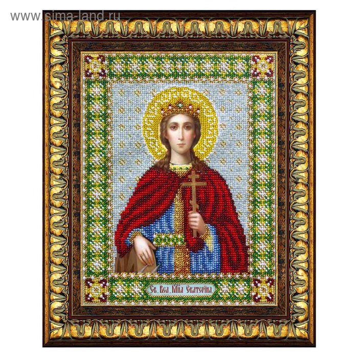 Набор для вышивки бисером «Святая великомученица Екатерина» - Фото 1