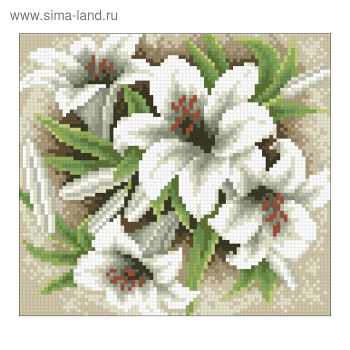 Набор алмазной мозаики «Садовые лилии» - Фото 1