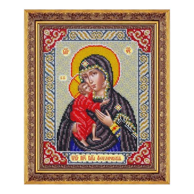 Набор для вышивки бисером «Пресвятая Богородица. Феодоровская»