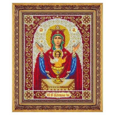 Набор для вышивки бисером «Пресвятая Богородица. Неупиваемая чаша»