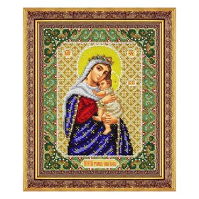 Набор для вышивания бисером Паутинка «Пресвятая Богородица. Отчаянных единая надежда»