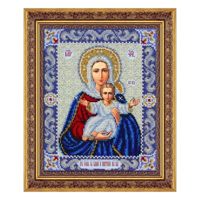 Набор для вышивки бисером «Пресвятая Богородица. Леушинская»