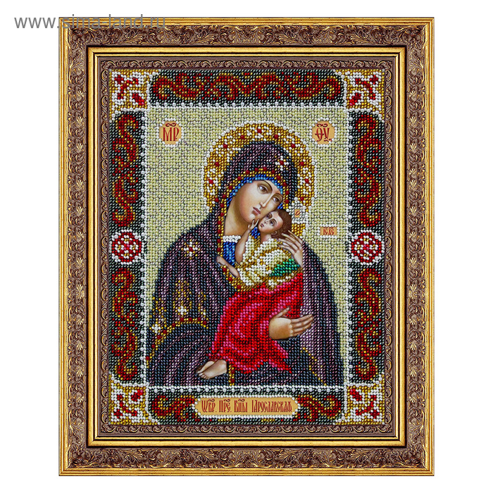 Набор для вышивки бисером «Пресвятая Богородица. Ярославская» - Фото 1