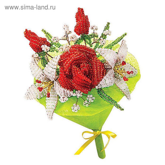 Набор для создания букета из бисера "Розы и лилии"  АА 42-620 - Фото 1