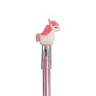 Ручка гелевая-прикол "Единорог розовый" со стираемыми чернилами, стержень черный, в пакете - Фото 5