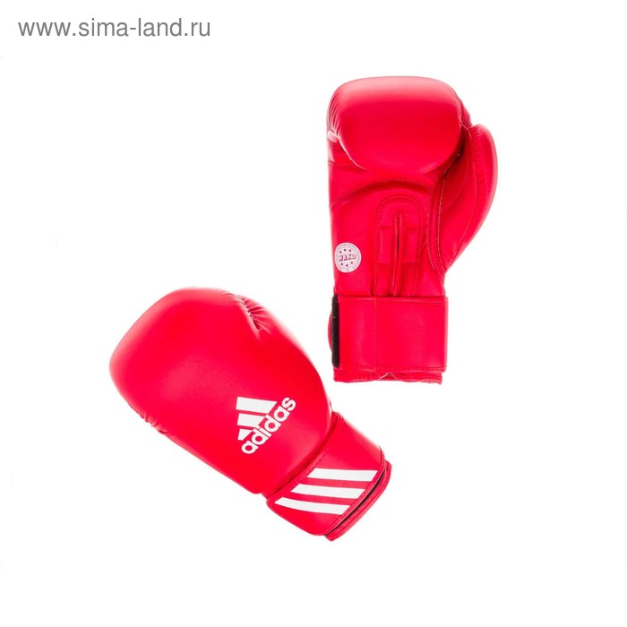 Перчатки для кикбоксинга WAKO Kickboxing Training gloves PU 10oz, цвет красный - Фото 1