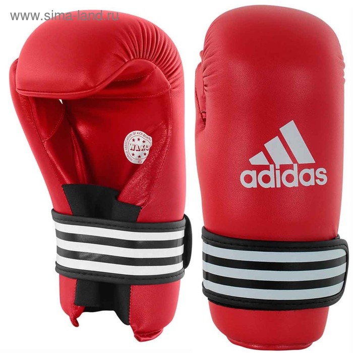 Перчатки для кикбоксинга WAKO Kickboxing Semi Contact Gloves размер XS, цвет красный - Фото 1