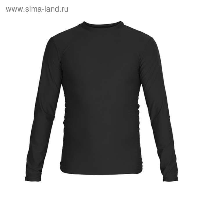 Футболка компрессионная RASH GUARD, размер 2XL, цвет черный - Фото 1