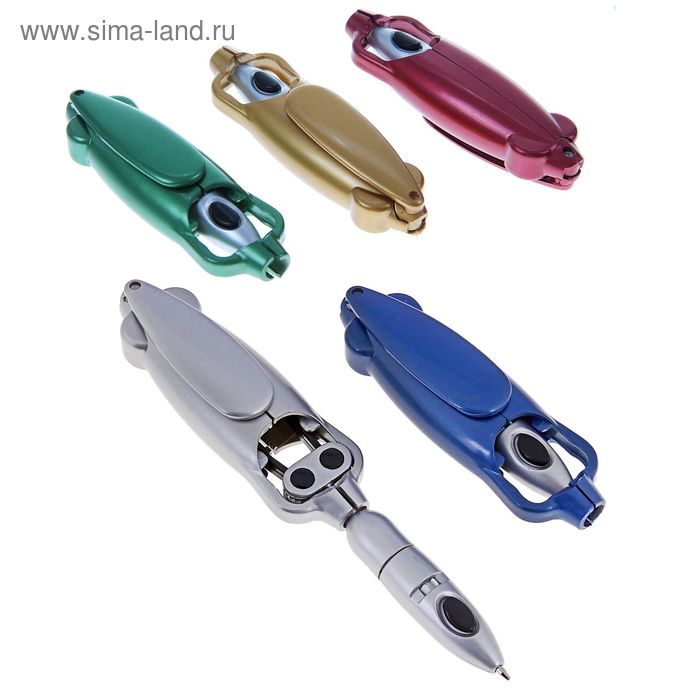 Ручка шариковая-прикол, «Ракета», раскладывающаяся, МИКС - Фото 1