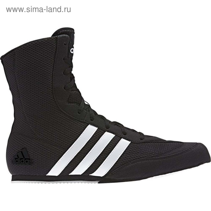 Боксерки adidas Box Hog 2 цвет черно-белые, размер 38.5 RU (6.5 UK) - Фото 1
