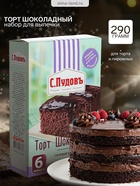 Готовая смесь Торт шоколадный «С. Пудовъ», 290 г - Фото 1