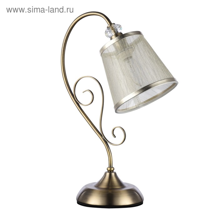 Настольная лампа Driana 1x40W E14, античная бронза 29,7x15x42,6 см - Фото 1