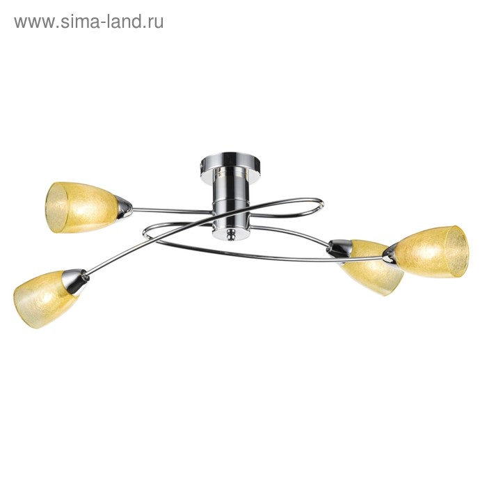 Люстра потолочная Flash 4x40W E14 хром 32x70x25см - Фото 1