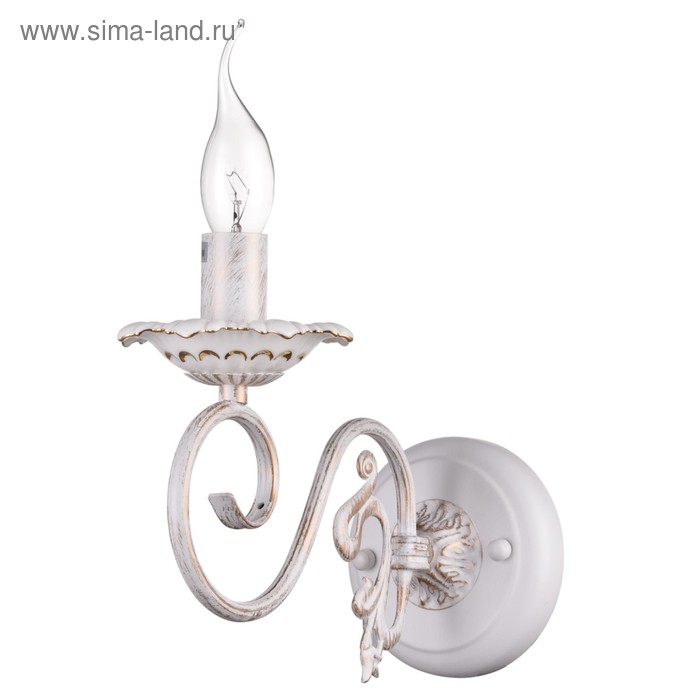 Бра Florence 1x60W E14 слоновая кость 25x12x18см - Фото 1