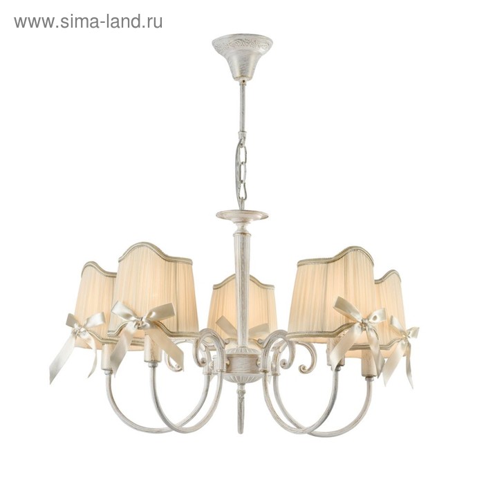 Люстра Kate 5x40Вт E14 белое золото - Фото 1