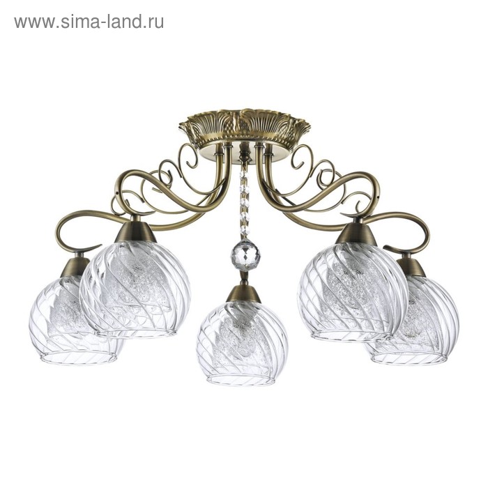 Люстра потолочная Nella 5x40W E14 бронза 60x60x31 см 9991₽