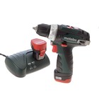 Шуруповерт ак. Metabo Power Maxx BS Basic, 10.8В, 2х2Ач, LiIon, 1400об/мин, БЗП 10мм, кейс - Фото 1